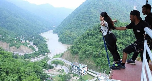 Bungee Jumping @ Rishikesh